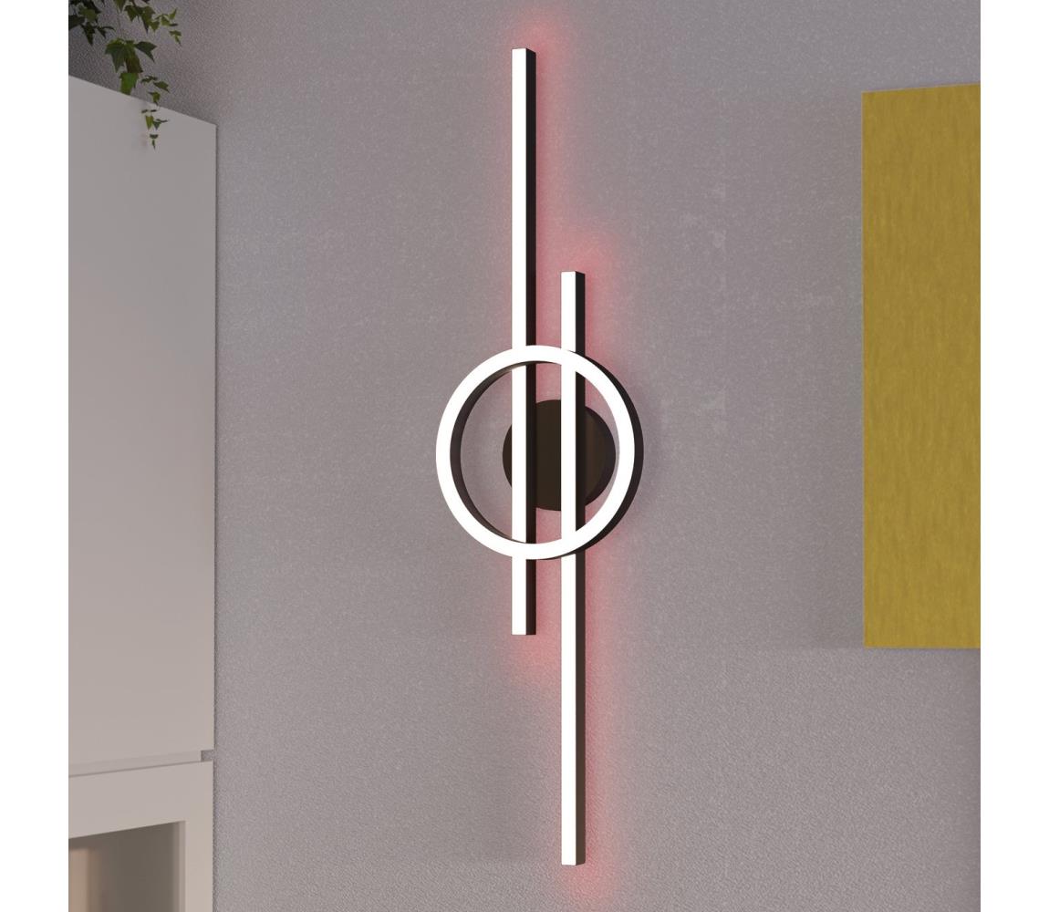 Eglo LED RGBW Stmievateľné stropné svietidlo AMANDOLO 23,5W/230V čierna + DO