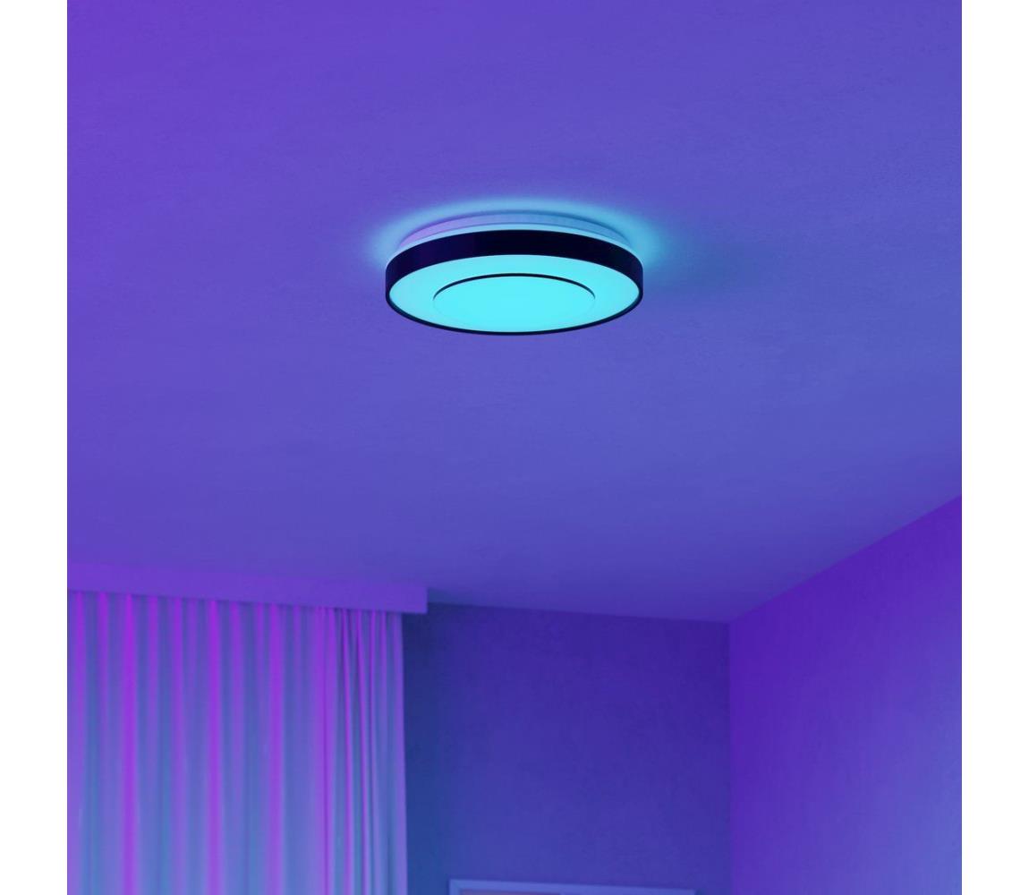 Eglo LED RGBW stmievateľné stropné svietidlo MONTERIGGIONI-Z LED/18,5W/230V čierna+DO 300688