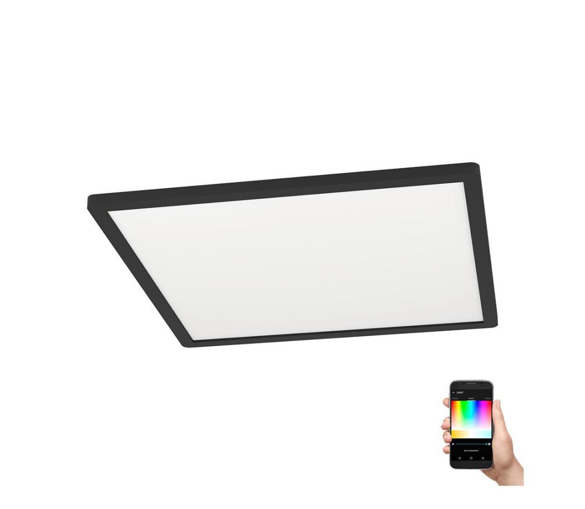 Eglo LED RGBW Stmievateľné stropné svietidlo ROVITO-Z LED/16,5W/230V čierna 900094