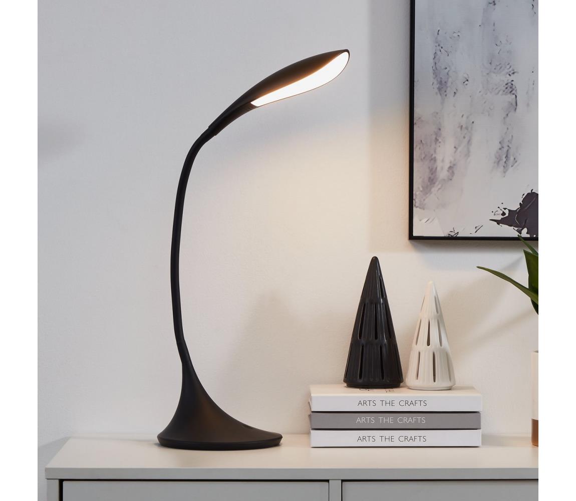 Eglo LED stmievateľná stolná lampa DAMBERA 1xLED/4,5W/230V čierna