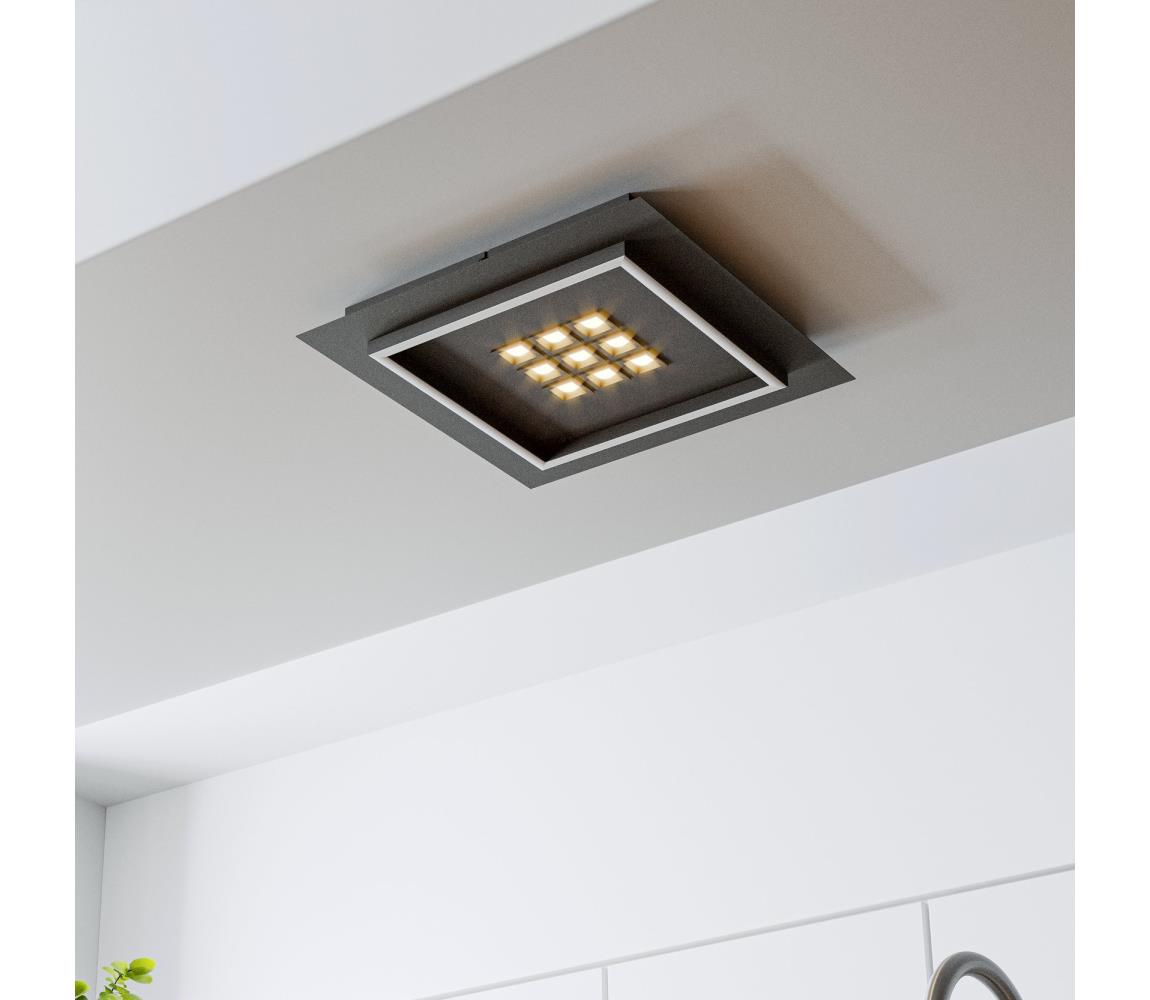 Eglo LED Stmievateľné stropné svietidlo BALAZOTE LED/21,4W/230V čierna +DO 901192