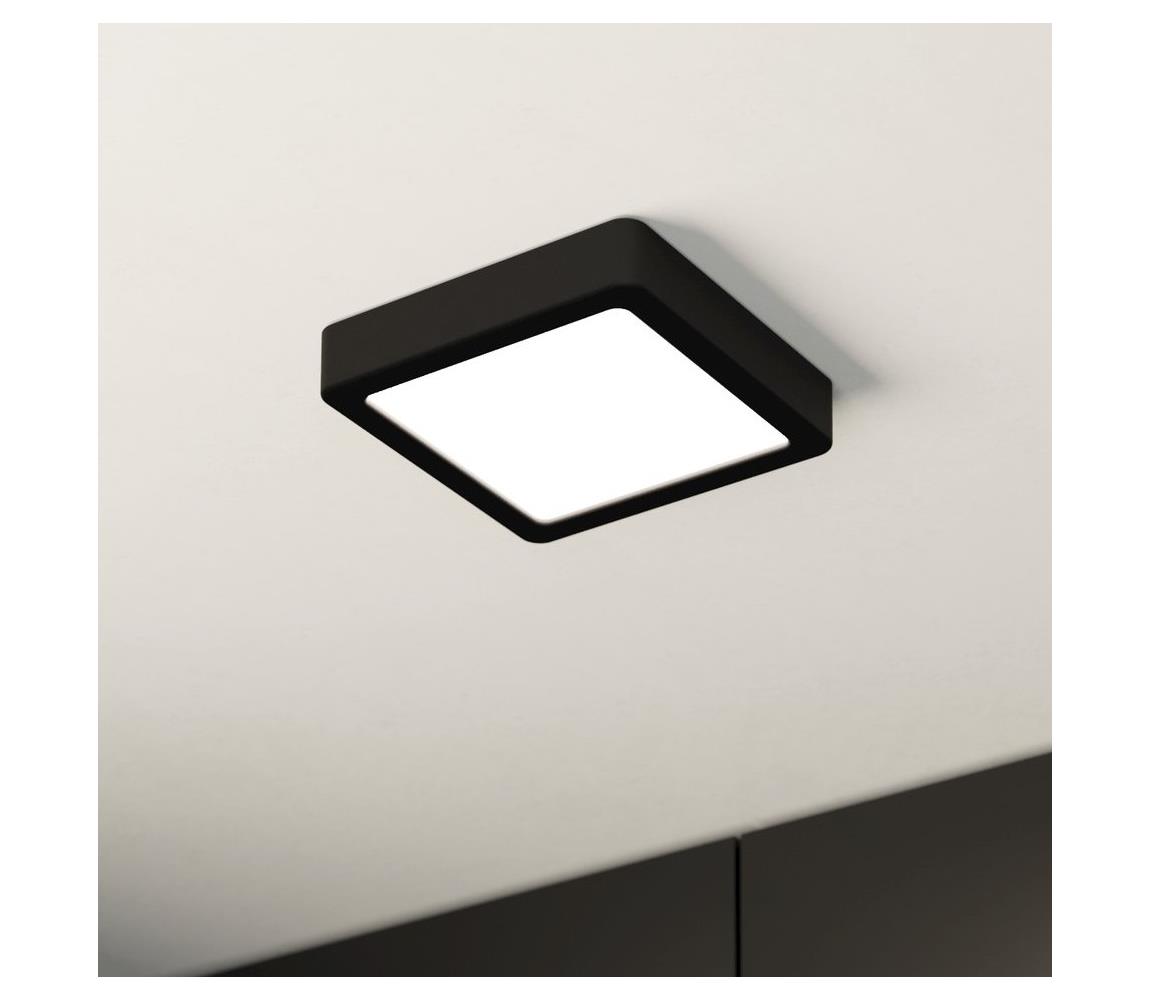 Eglo LED Stmievateľné stropné svietidlo FUEVA LED/11W/230V čierna