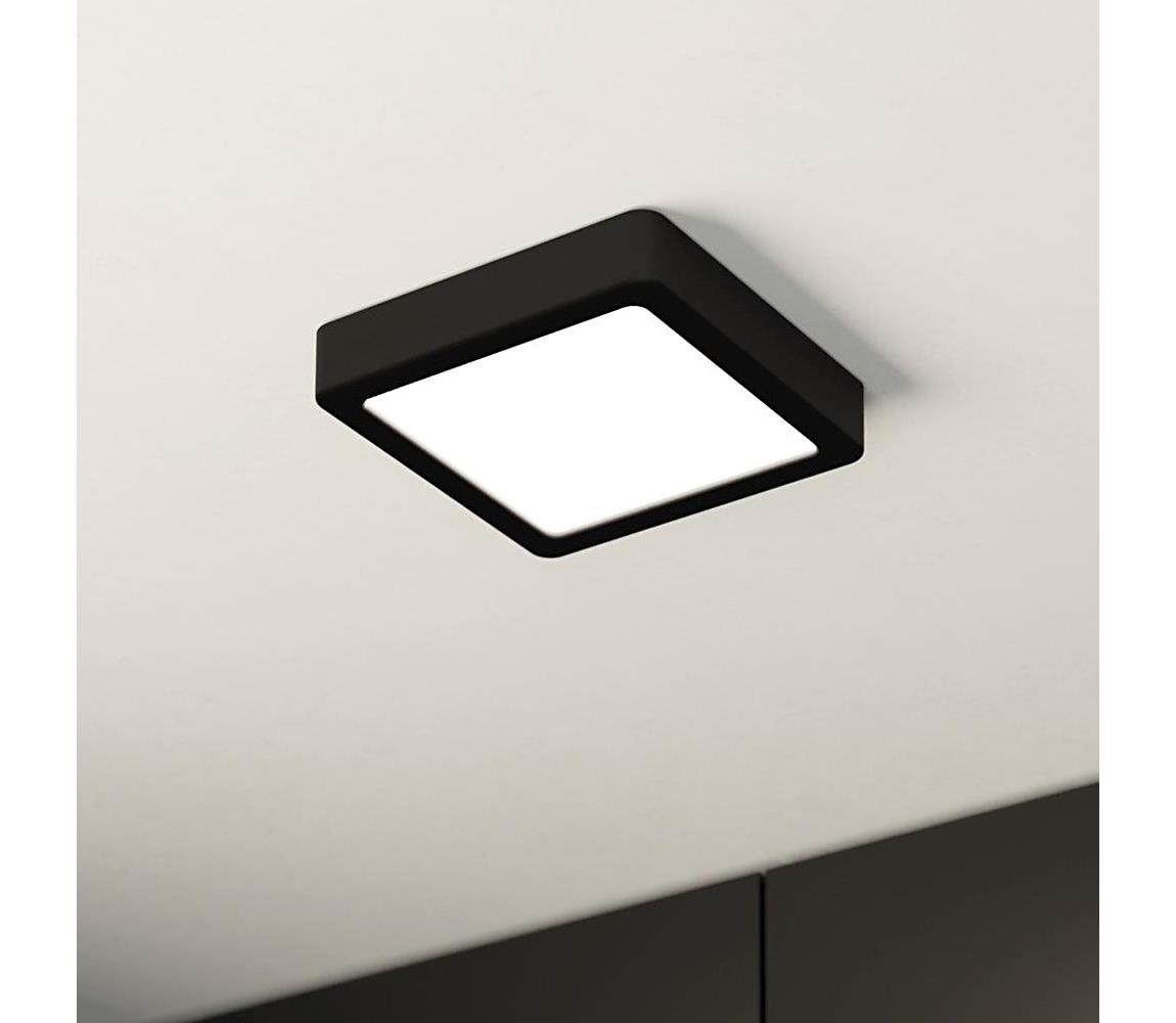 Eglo LED stmievateľné stropné svietidlo FUEVA LED/11W/230V čierne 900586