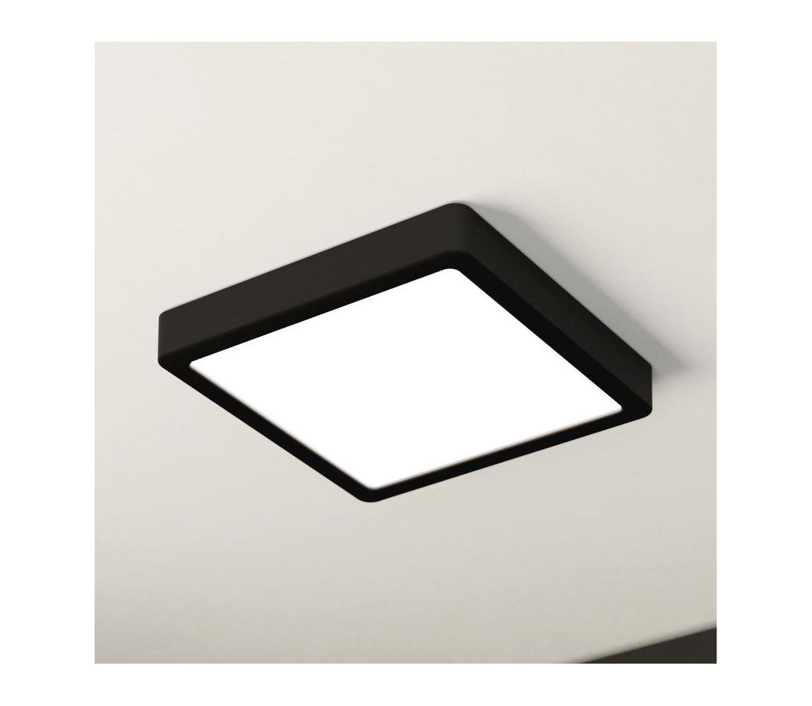 Eglo LED Stmievateľné stropné svietidlo FUEVA LED/17W/230V čierna