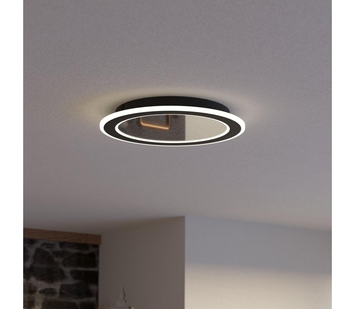 Eglo LED Stmievateľné stropné svietidlo MACCHIONI LED/20W/230V čierna + DO 901238