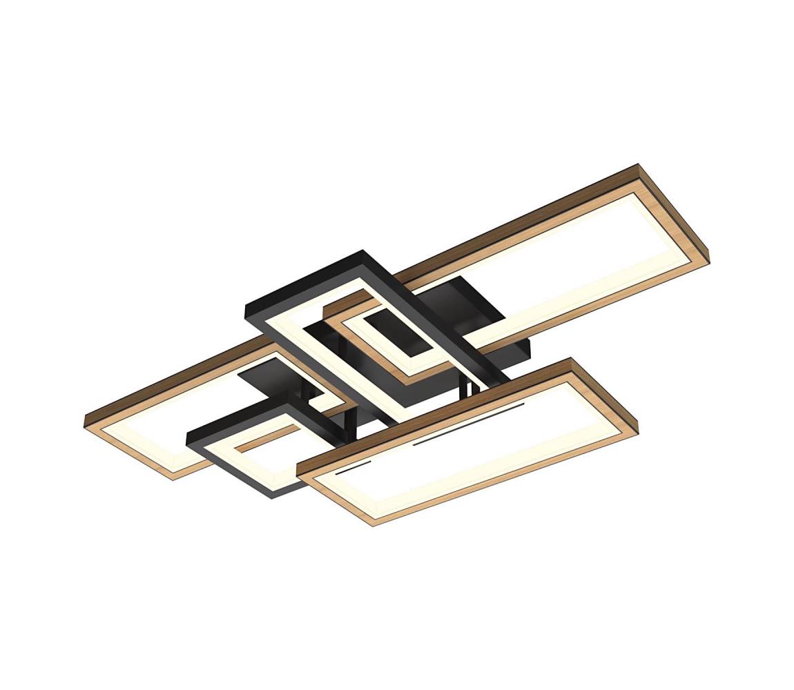 Eglo LED stmievateľné stropné svietidlo MATERA LED/60W/230V zlaté/čierne 300296