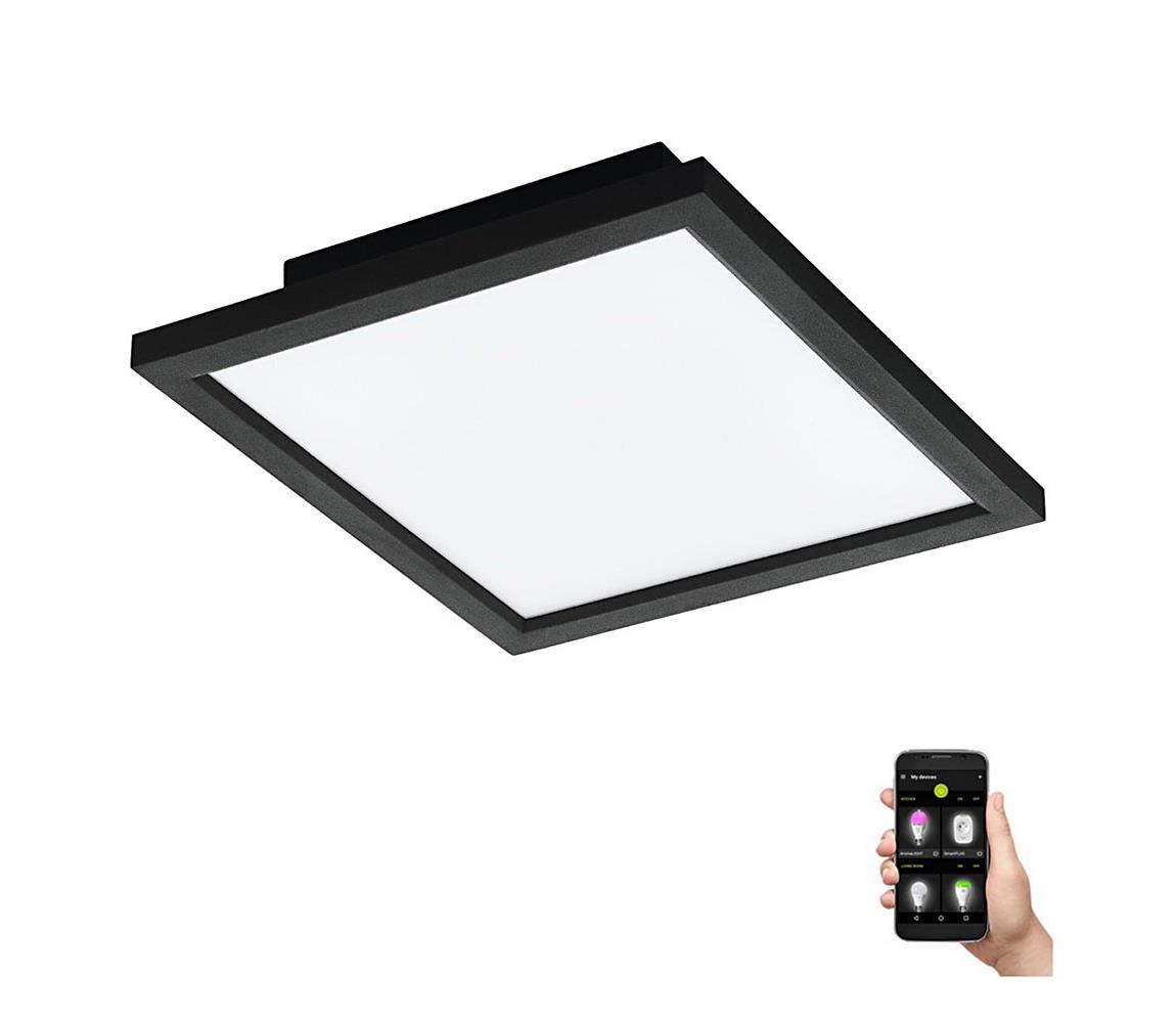 Eglo LED Stmievateľné stropné svietidlo SALOBRENA-Z LED/15,3W/230V čierna 900049