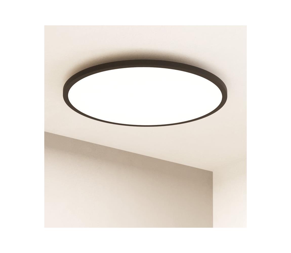 Eglo LED Stmievateľné stropné svietidlo SARSINA-Z 41W/230V pr. 60 cm čierna