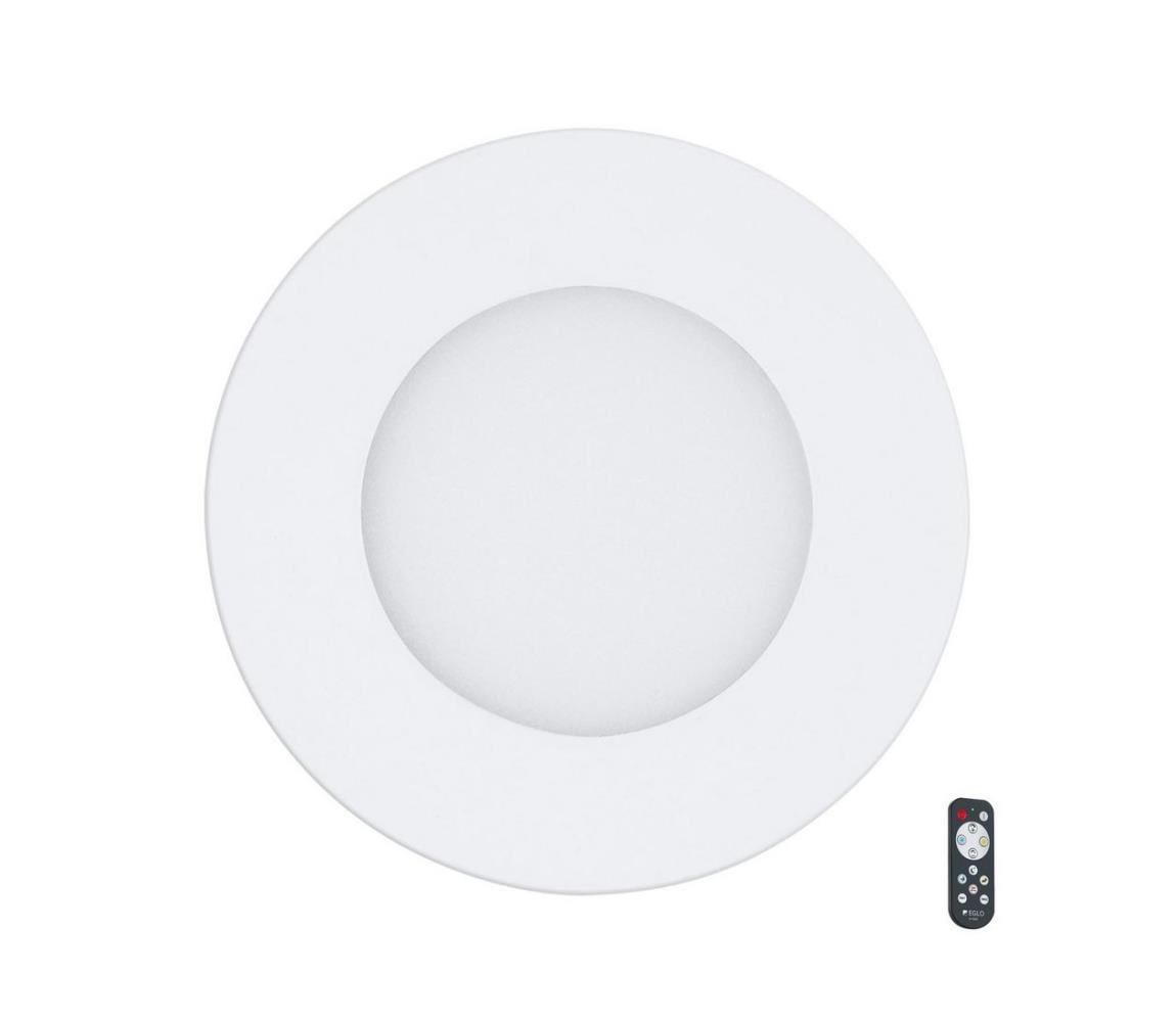 Eglo LED stmievatelné zapustené stropné svietidlo FUEVA-A LED/5W/230V + diaľkové ovládanie 98212