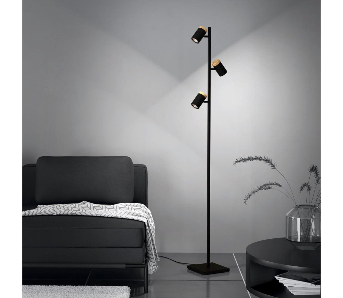Eglo LED Stojacia lampa CARTAGENA 3xGU10/4,5W/230V 3000K