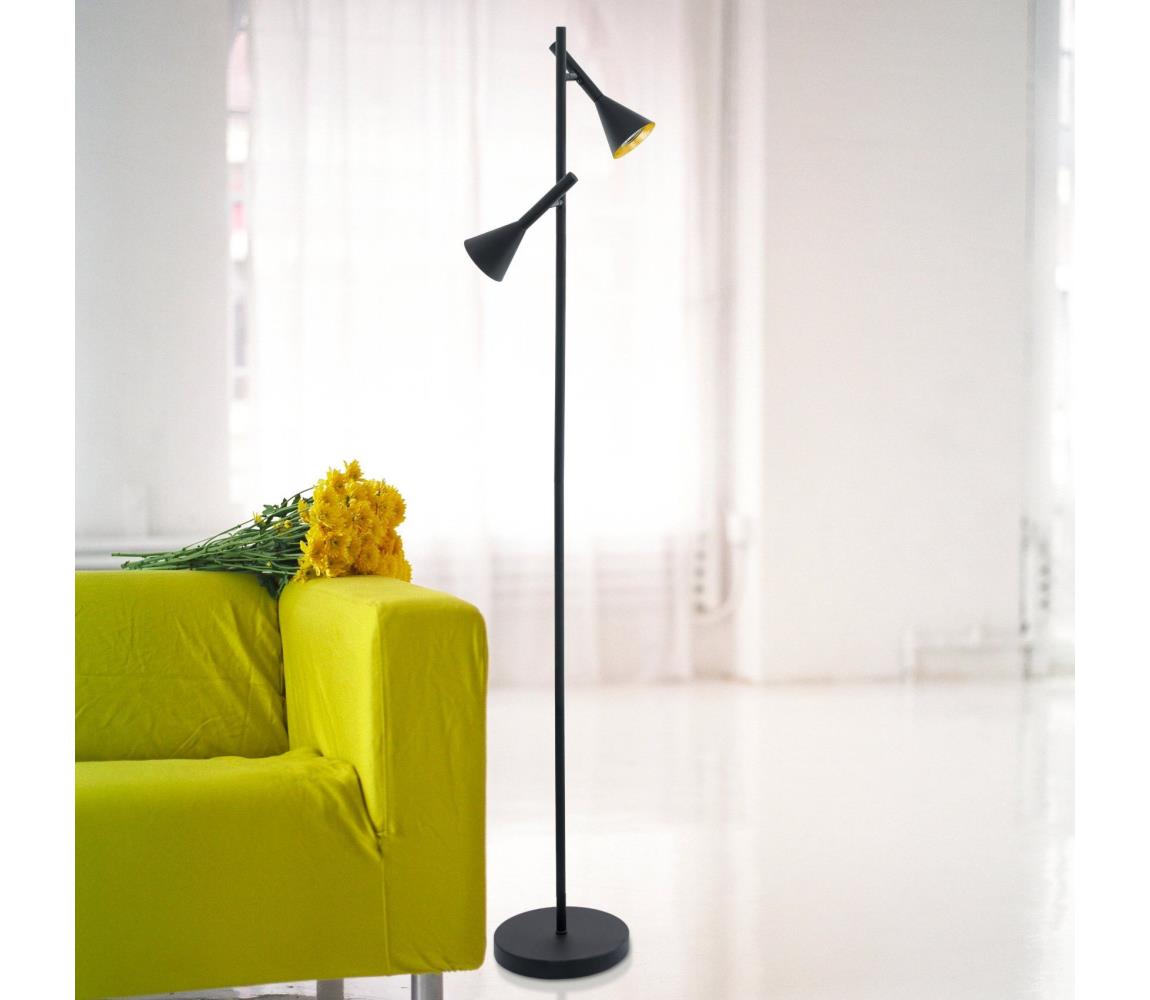 Eglo LED Stojacia lampa CORTADERAS 2xGU10/5W/230V