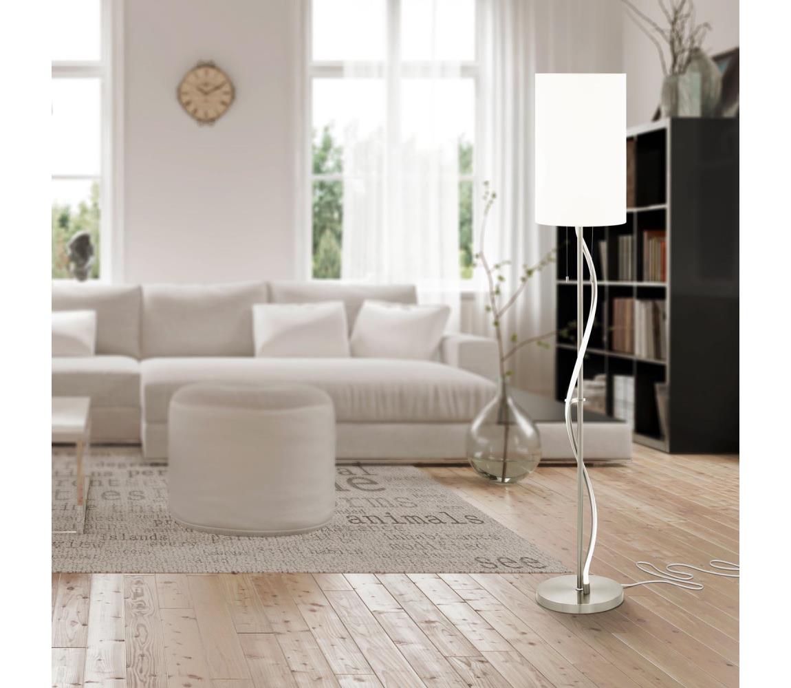 Eglo LED Stojacia lampa ESPARTAL 1xE27/60W/230V + LED/11,8W 98309