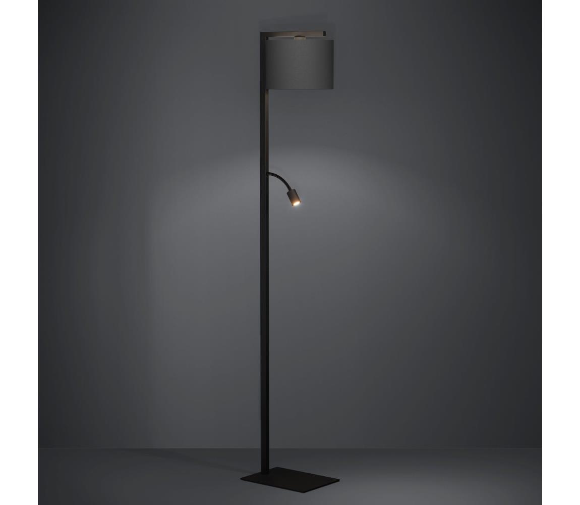 Eglo LED Stojacia lampa FOLIGNO 1xE27/40W/230V + LED/3,8W