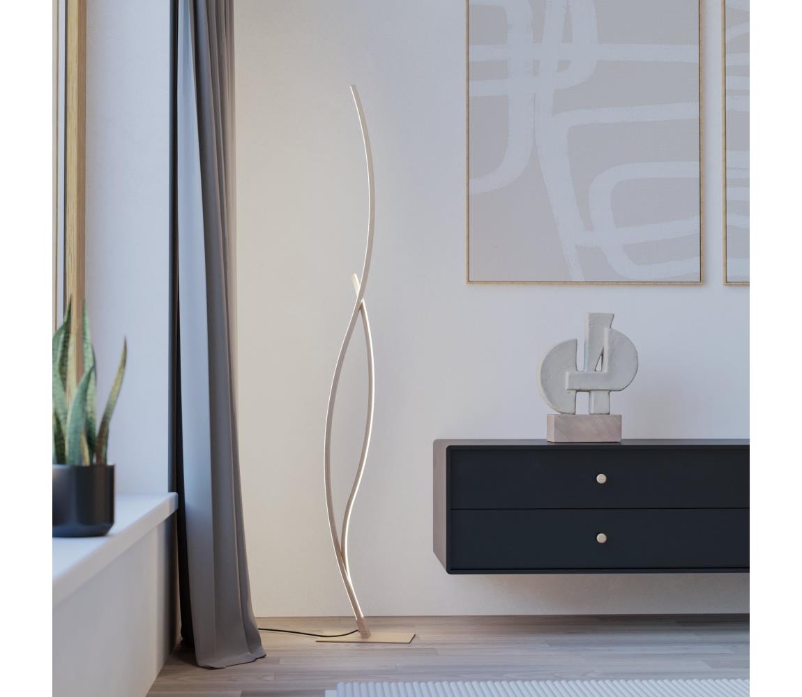 Eglo LED Stojacia lampa GRISOLIA LED/20W/230V 4000K béžová