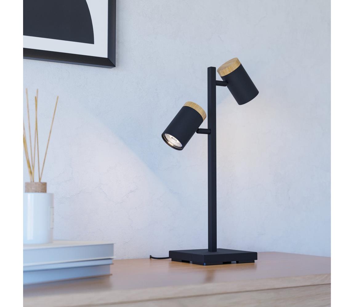 Eglo LED Stolná lampa CARTAGENA 2xGU10/4,5W/230V 3000K