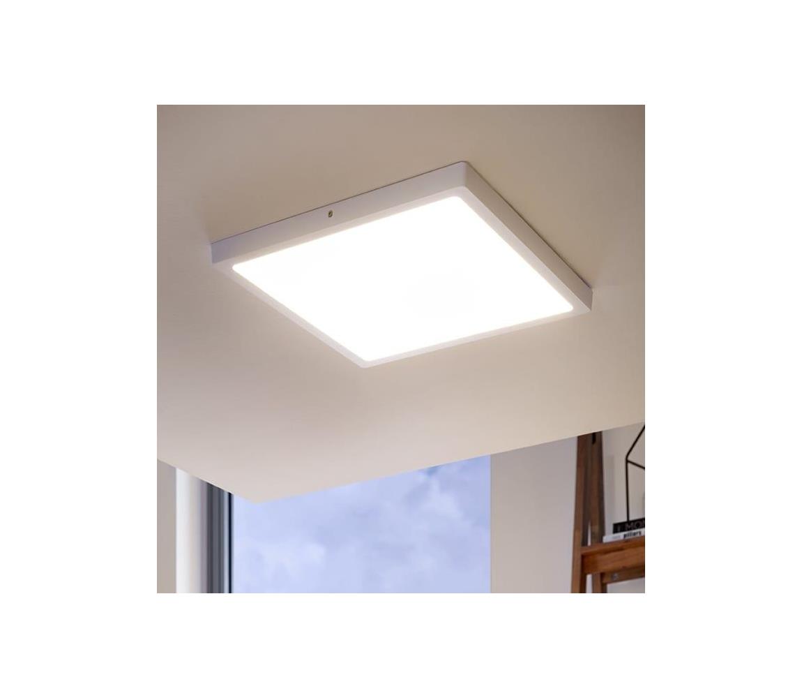 Eglo LED Stropné svietidlo FUEVA 1 1xLED/25W/230V biela hranatý 2500 lm