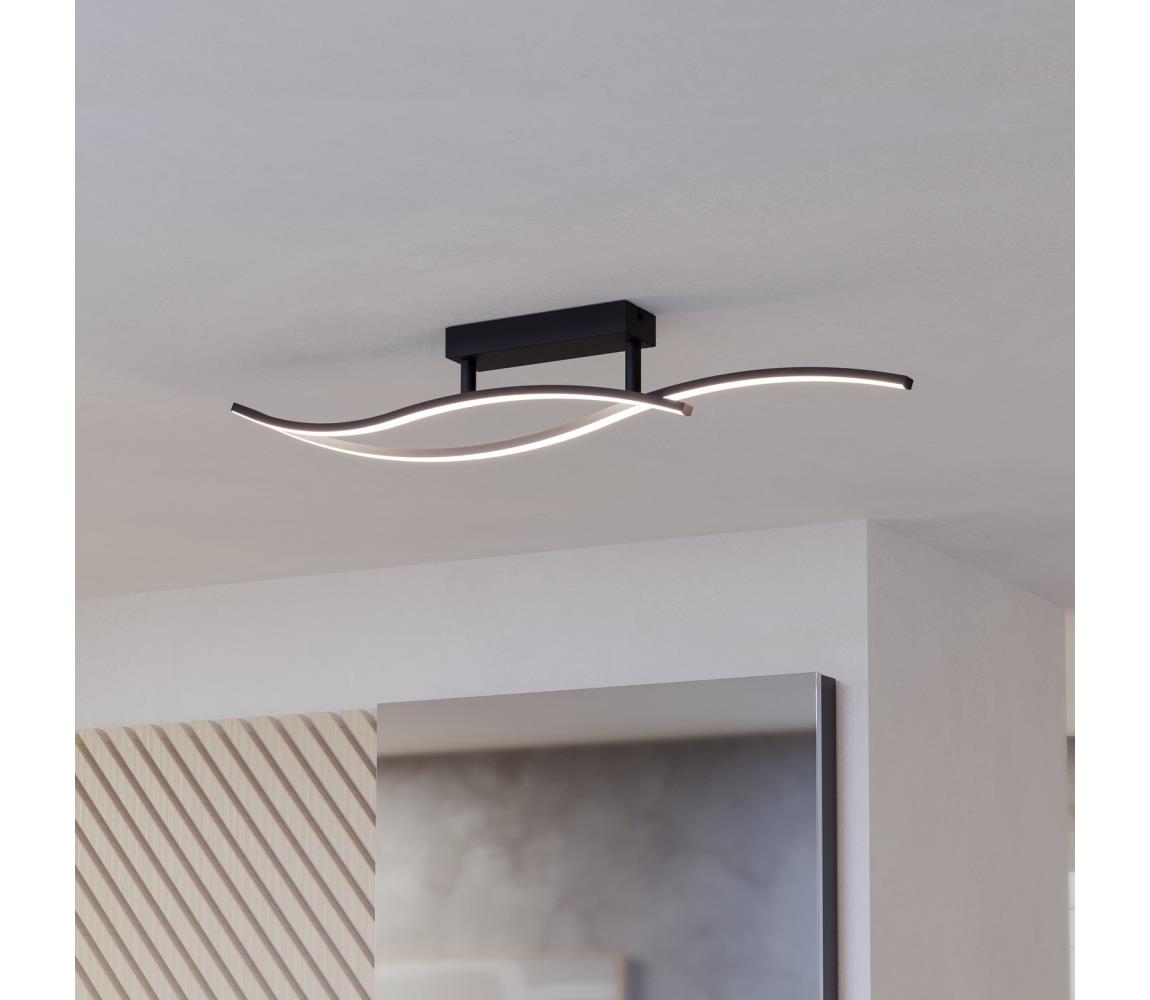 Eglo LED Stropné svietidlo GRISOLIA LED/12W/230V 4000K čierna