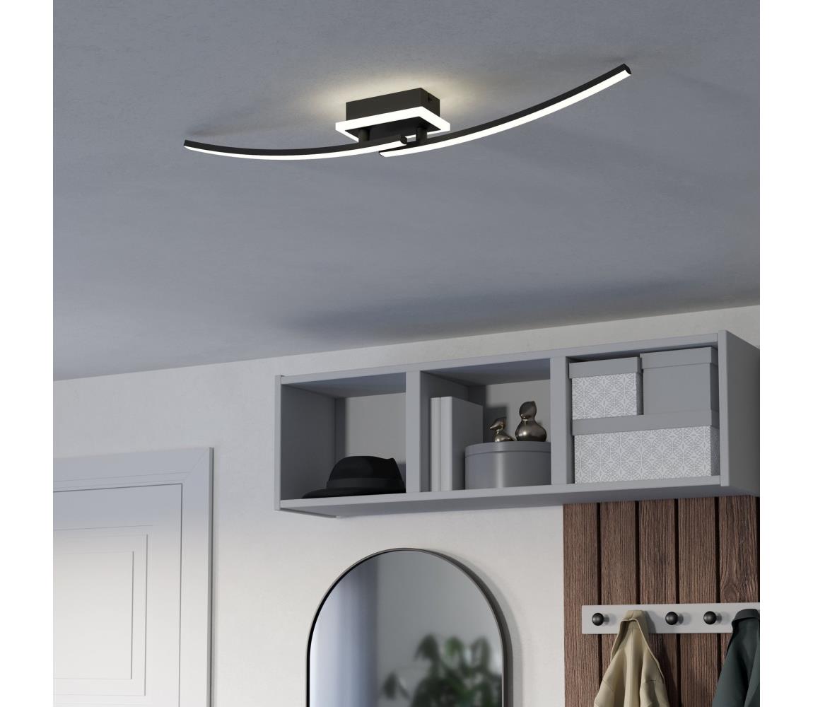 Eglo LED Stropné svietidlo LUNGOLAGO LED/12W/230V 4000K čierna