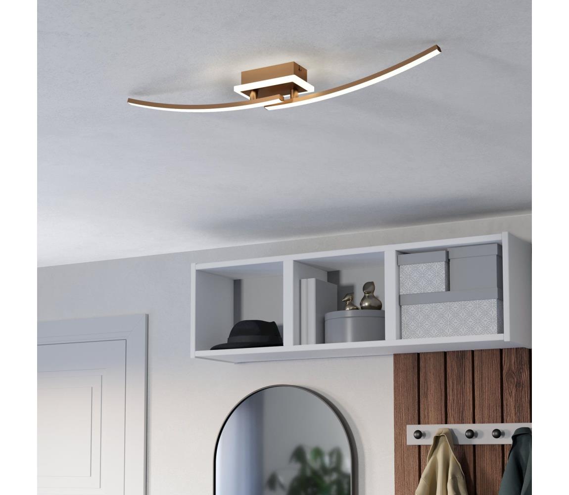 Eglo LED Stropné svietidlo LUNGOLAGO LED/12W/230V 4000K medená 901219