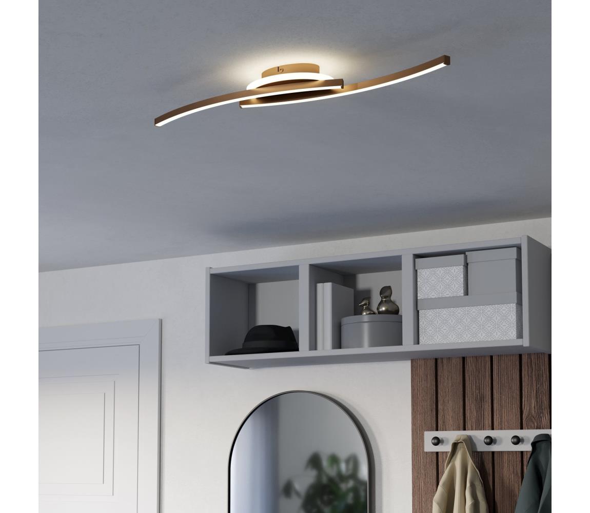 Eglo LED Stropné svietidlo LUNGOLAGO LED/12W/230V 4000K medená