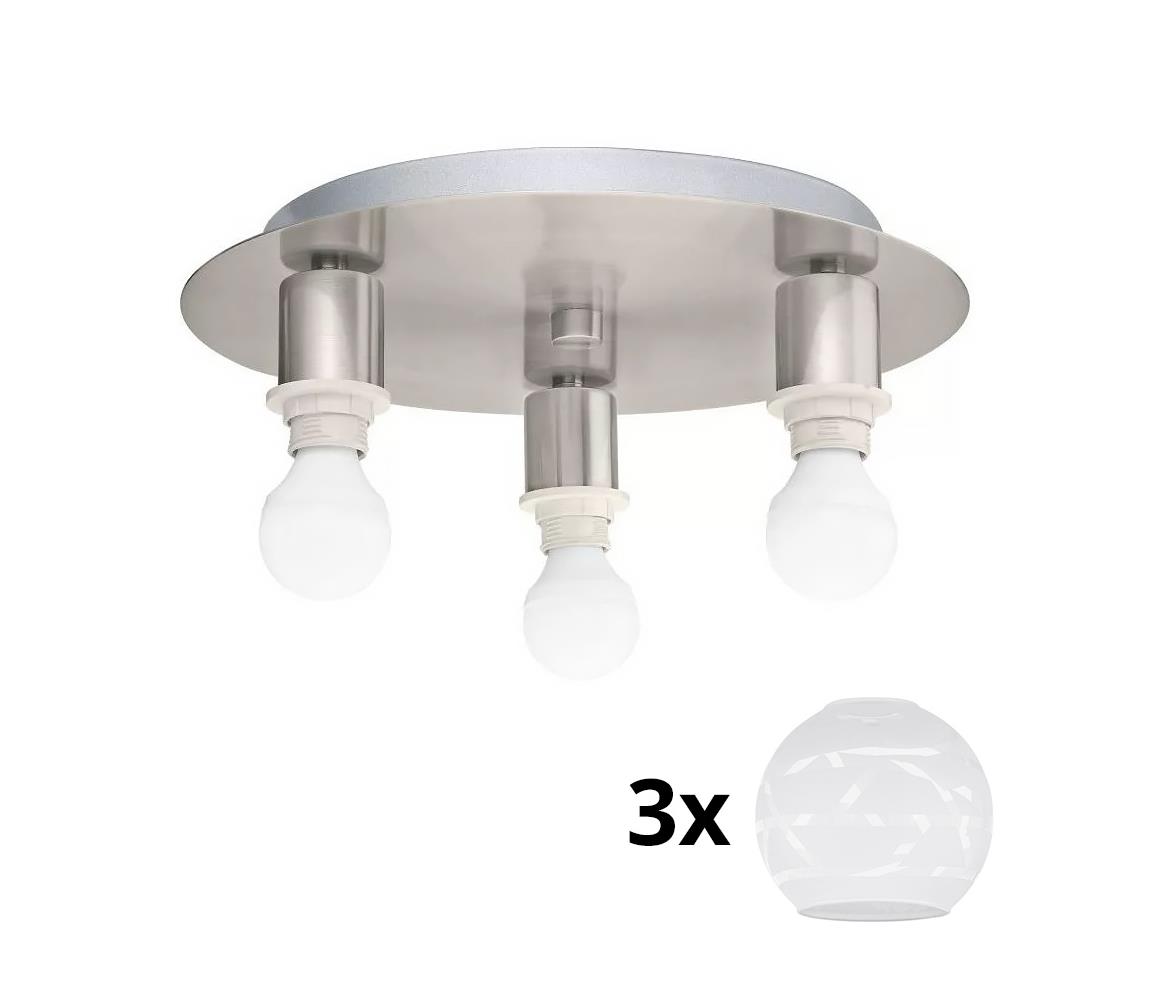 Eglo LED Stropné svietidlo MY CHOICE 3xE14/4W/230V chróm/biela