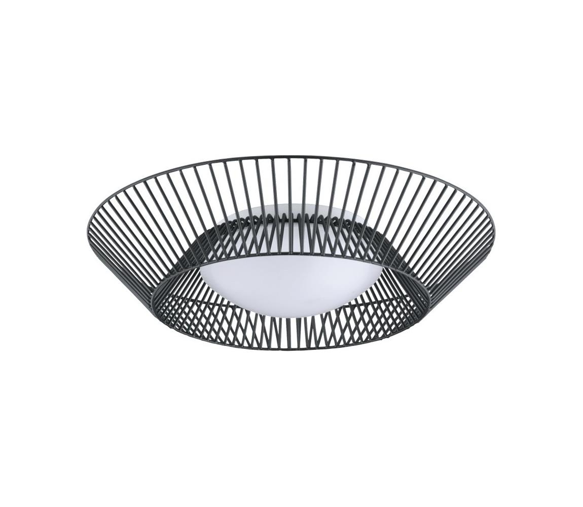 Eglo LED stropné svietidlo PIASTRE LED/8,2W/230V pr. 39 cm čierne 200842