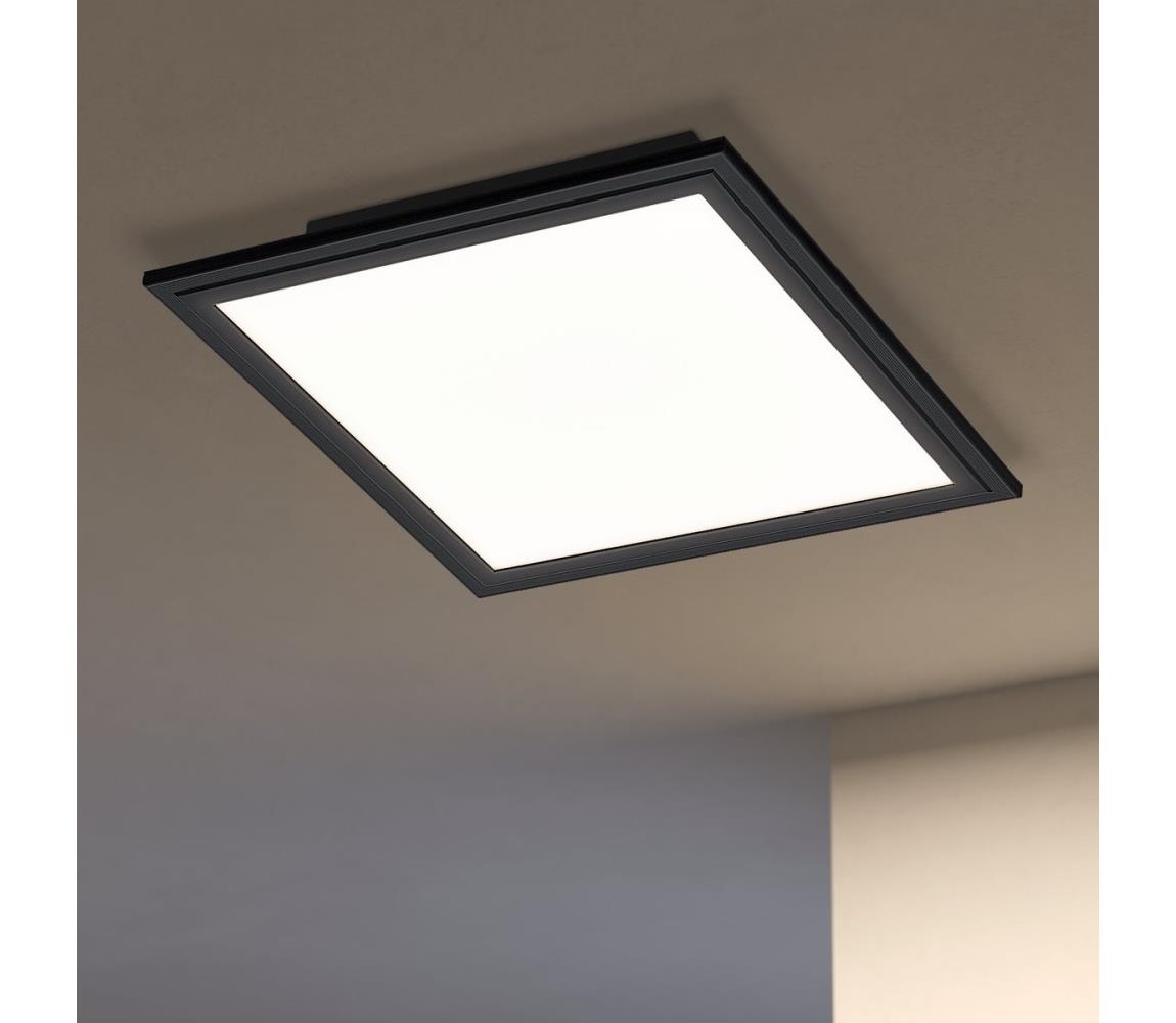 Eglo LED Stropné svietidlo SALOBRENA LED/14W/230V 30x30 cm čierna