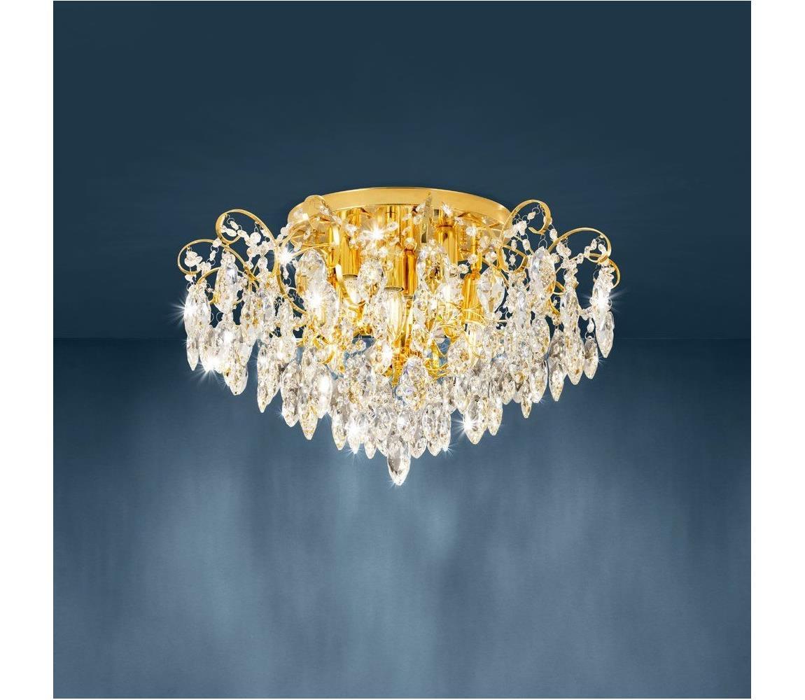 Eglo Prisadený luster FENOULLET 6xE14/25W/230V zlatá 39602