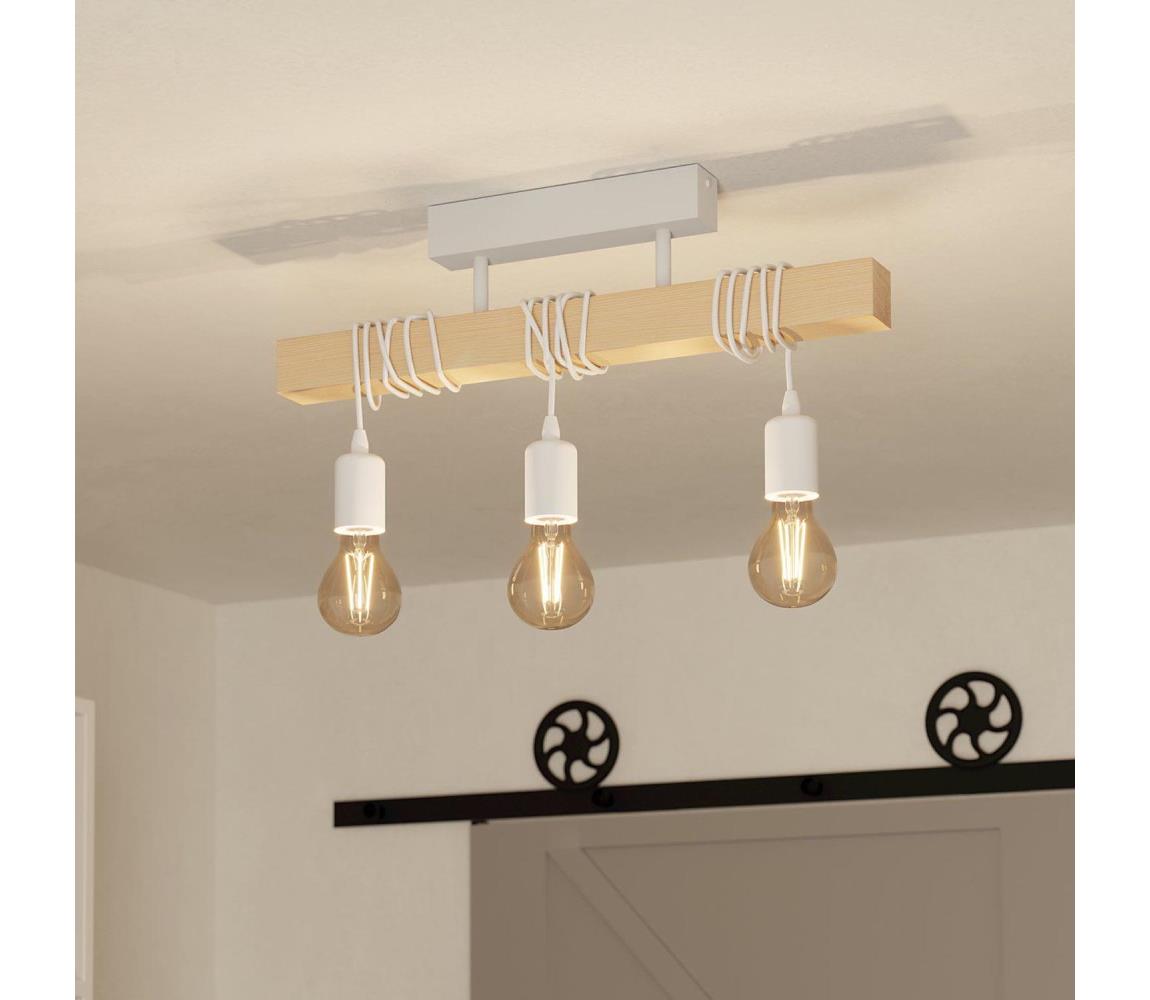 Eglo Prisadený luster TOWNSHEND 3xE27/60W/230V 44082