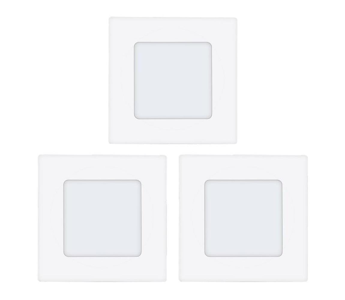 Eglo SADA 3x LED zápustných stropných svietidiel 3xLED/2,7W/230V 78196