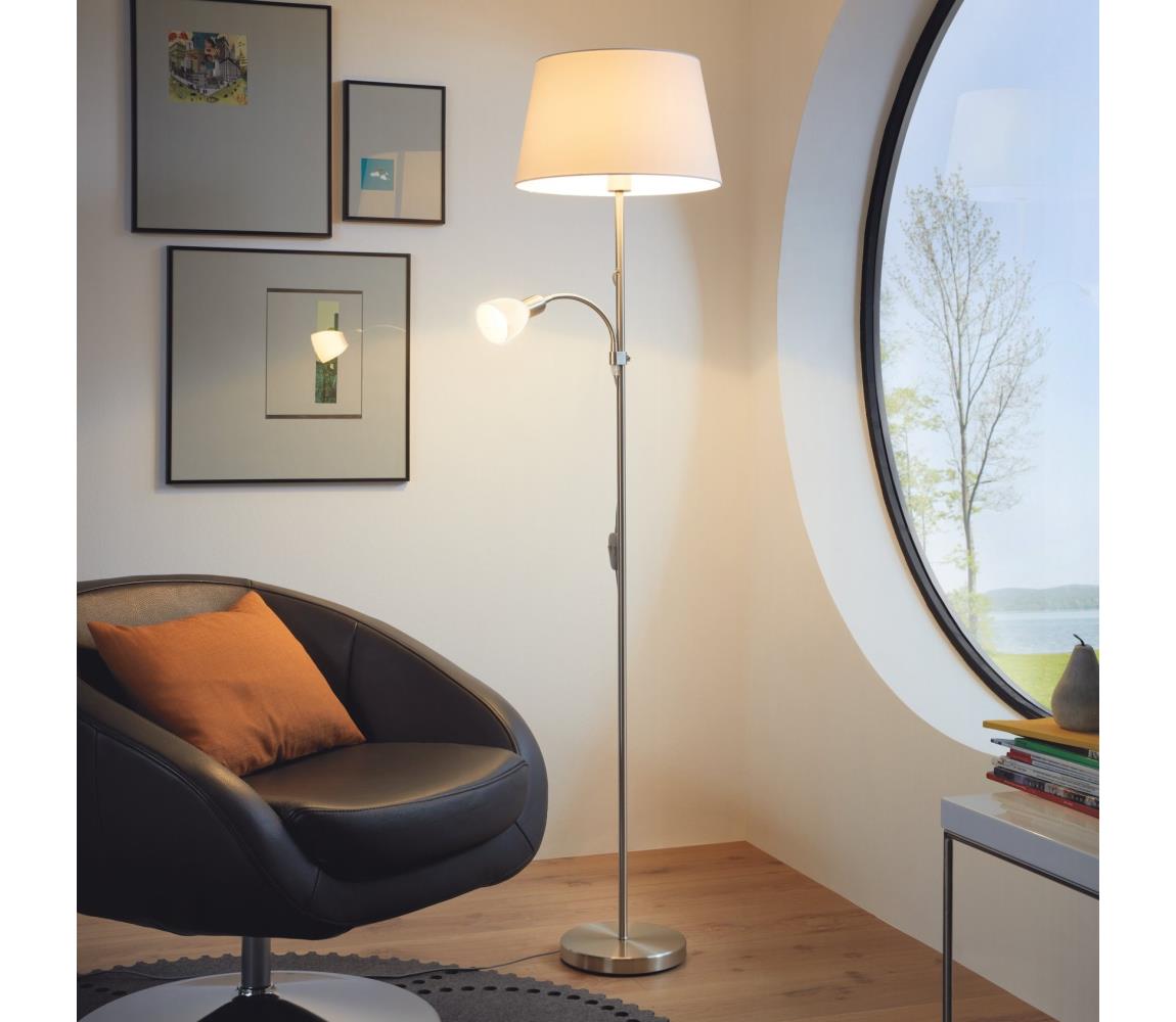 Eglo Stojaca lampa CONESA 1xE27/60W + 1xE14/40W