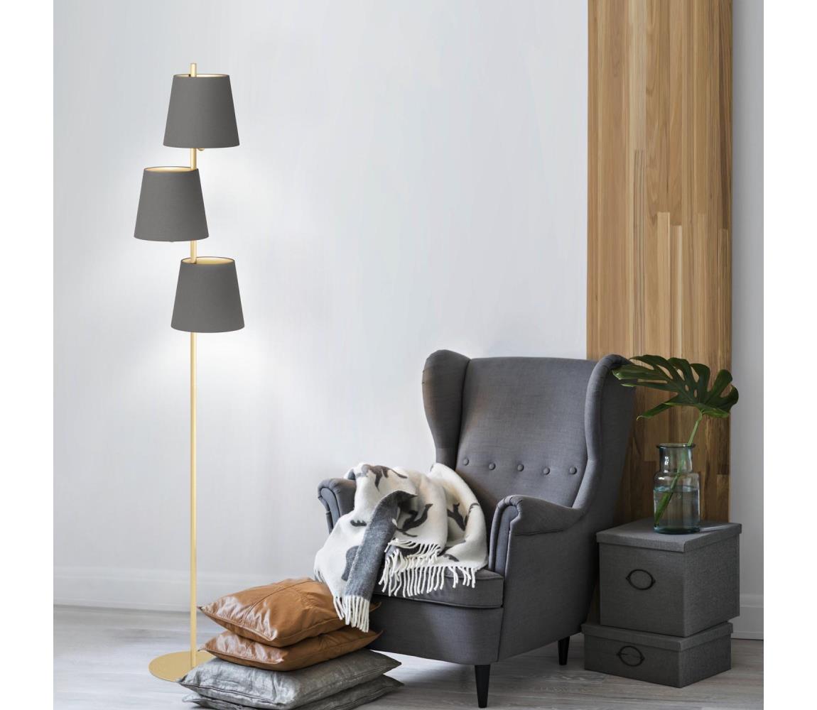 Eglo Stojacia lampa ALMEIDA 3xE27/40W/230V 99612