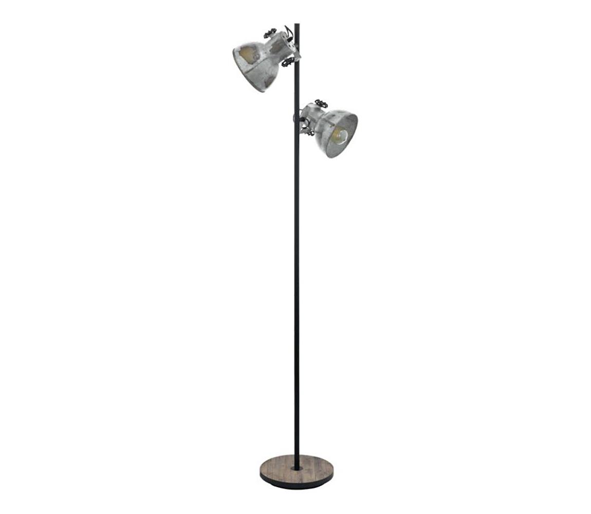 Eglo Stojacia lampa BARNSTAPLE 2xE27/40W/230V 79369