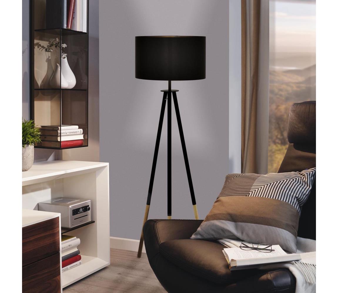 Eglo Stojacia lampa BIDFORD 1xE27/60W/230V 44098