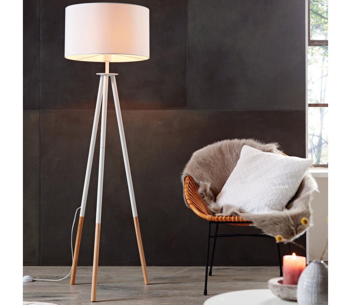 Eglo Stojacia lampa BIDFORD 1xE27/60W/230V