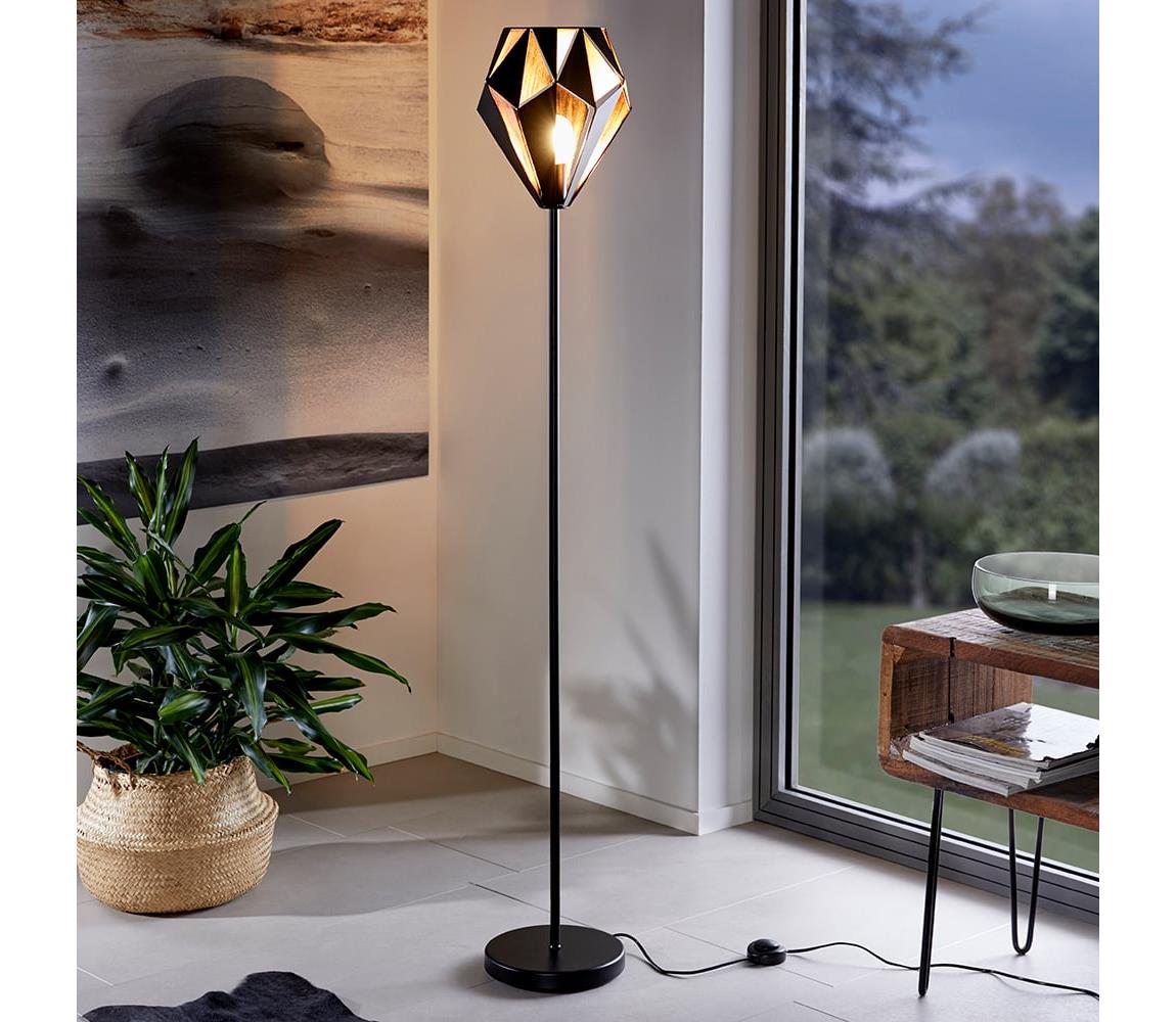 Eglo Stojacia lampa CARLTON 1 1xE27/60W/230V