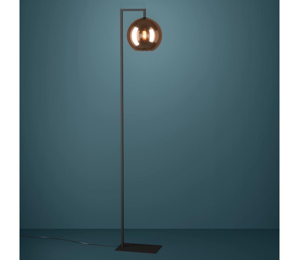 Eglo Stojacia lampa CORDOBA 1xE27/40W/230V medená