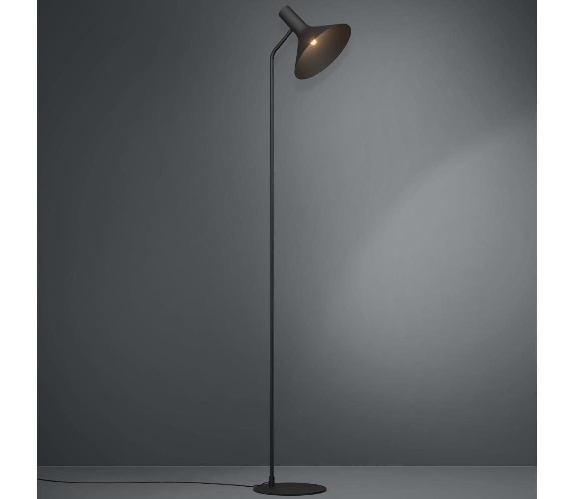 Eglo Stojacia lampa MORESCANA 1xE27/28W/230V čierna