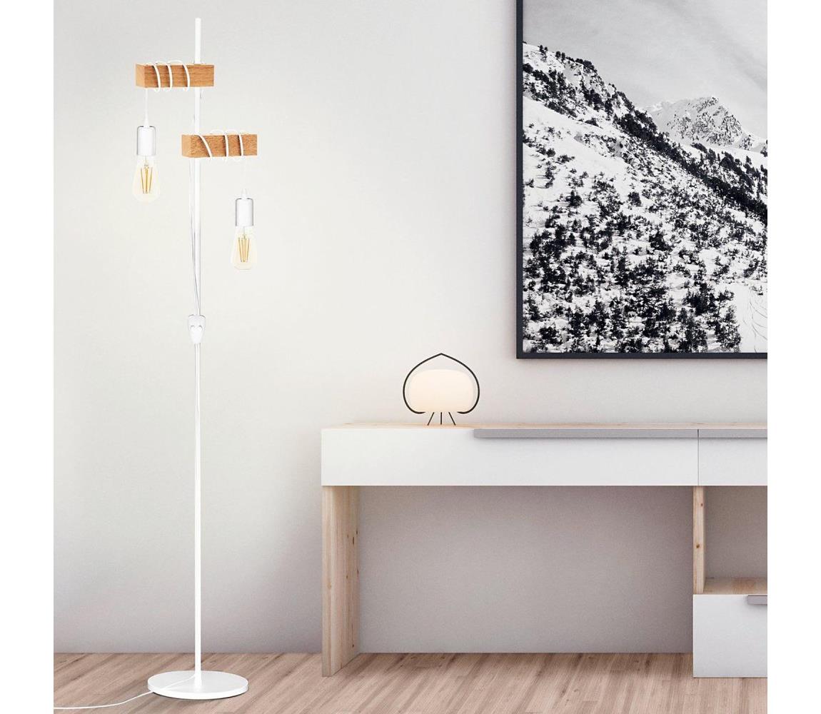 Eglo Stojacia lampa TOWNSHEND 2xE27/10W/230V 33167