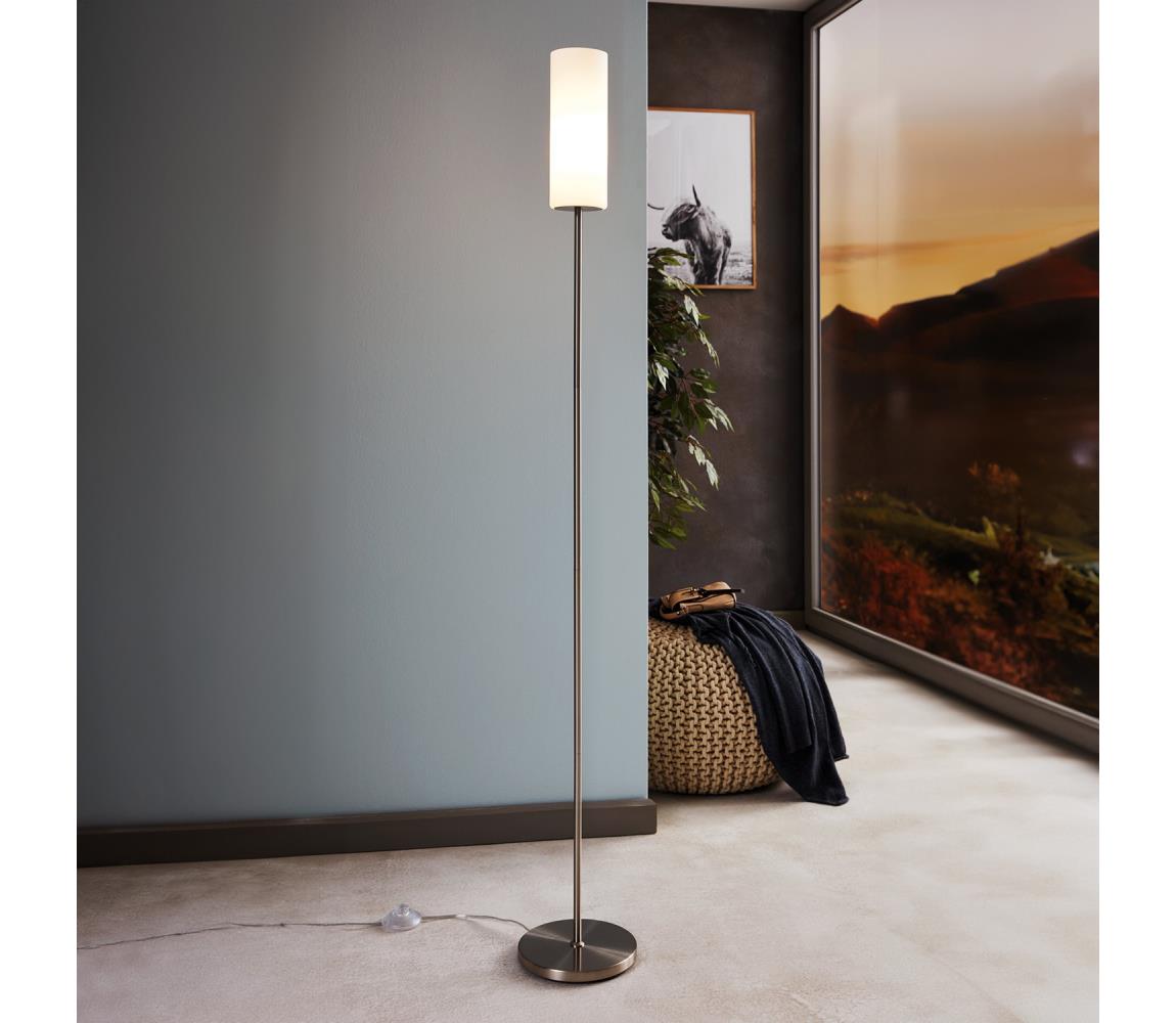 Eglo Stojacia lampa TROY 3 1xE27/40W biela
