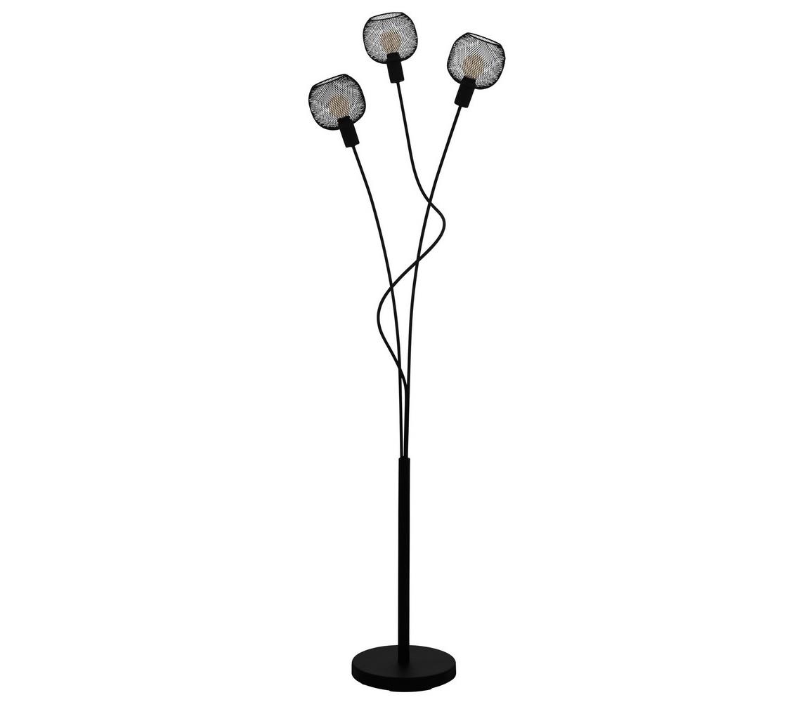 Eglo Stojacia lampa WRINGTON 1 3xE14/40W/230V