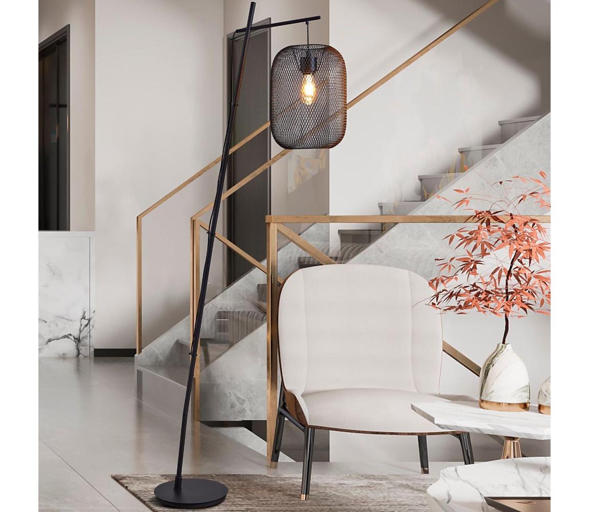 Eglo Stojacia lampa WRINGTON 1xE27/60W/230V 32468