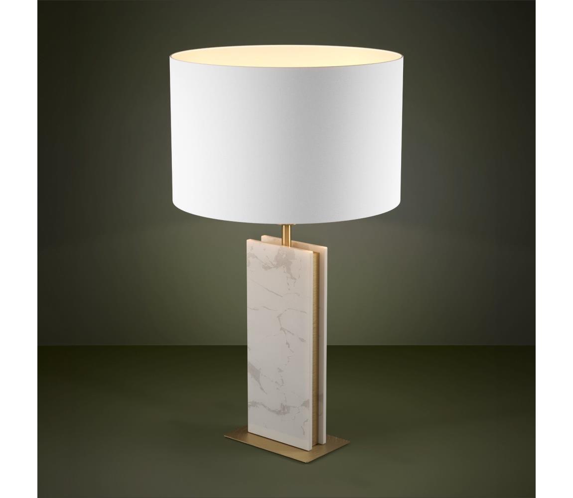 Eglo Stolná lampa BELESAR 1xE27/40W/230V biela