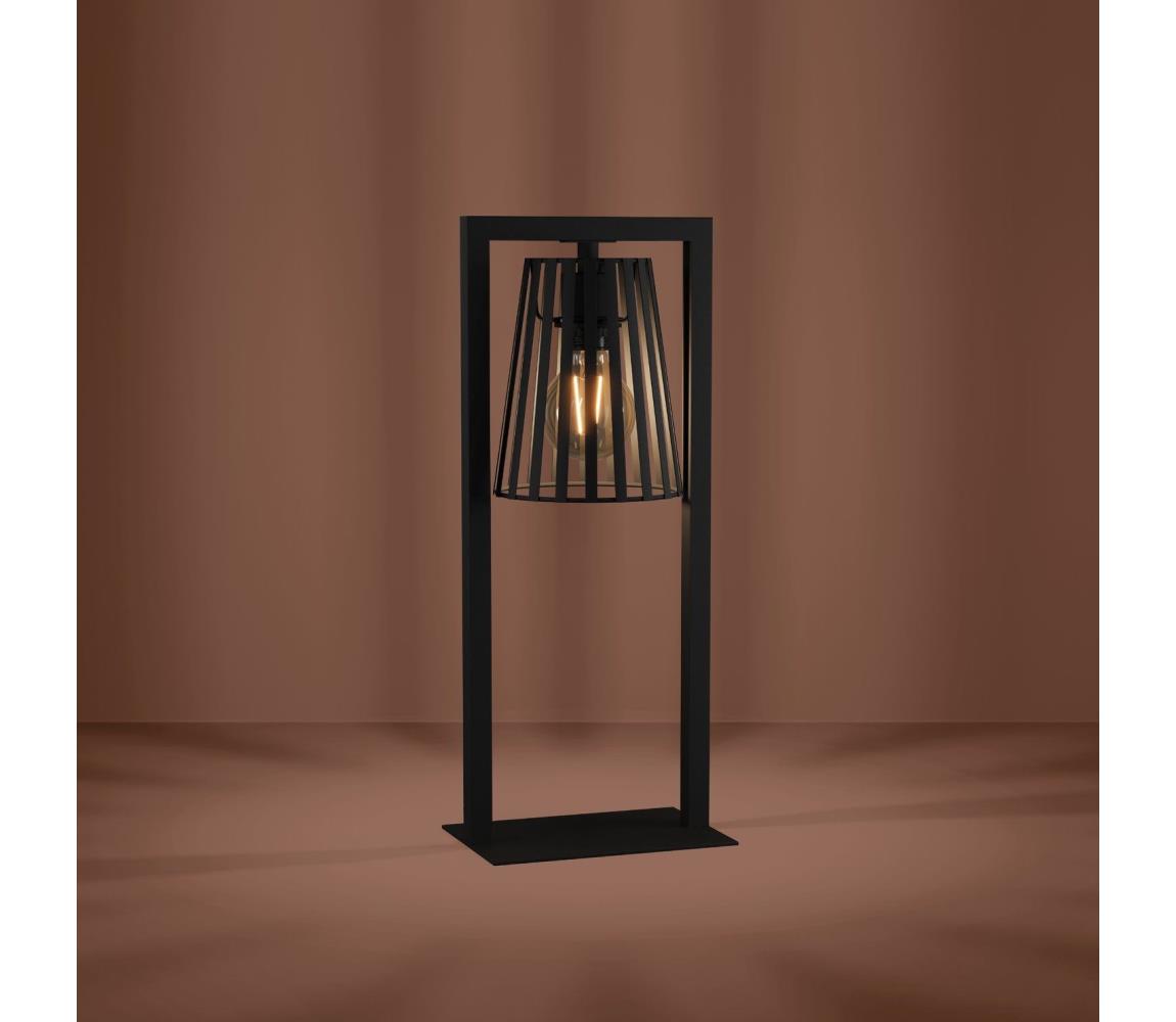 Eglo Stolná lampa BOGOTA 1xE27/40W/230V čierna