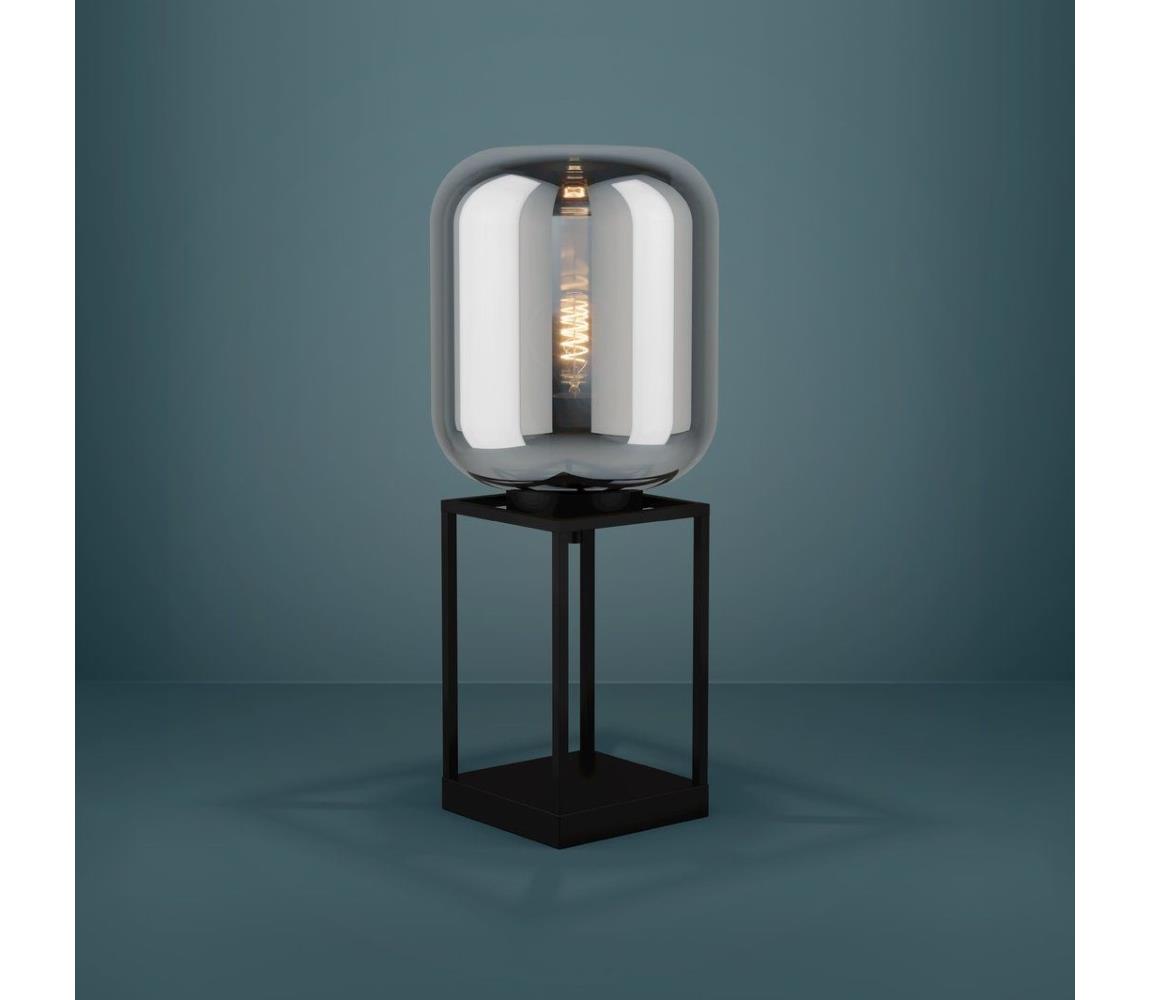 Eglo Stolná lampa BULCIAGO 1xE27/40W/230V dymová