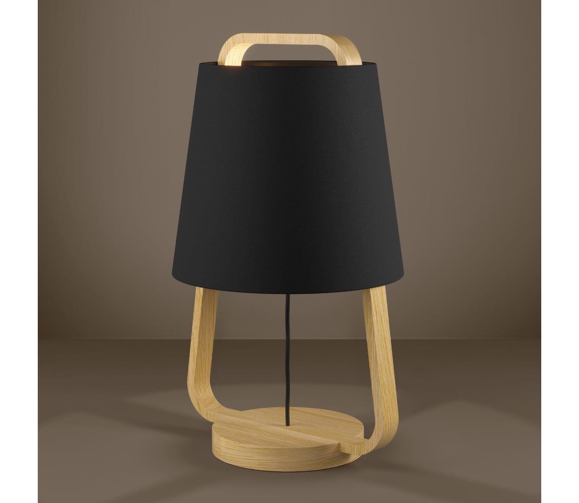 Eglo Stolná lampa CAMALOZA 1xE27/40W/230V čierna