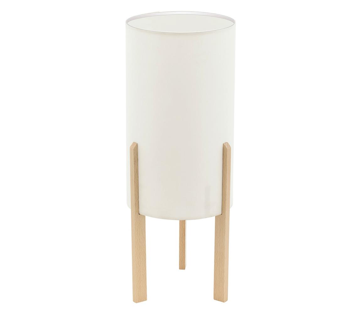 Eglo Stolná lampa CAMPODINO 1xE27/60W/230V výška 400mm biela