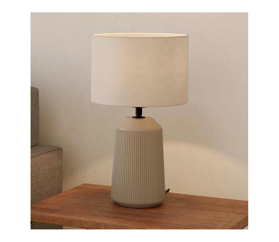 Eglo Stolná lampa CAPALBIO 1xE27/40W/230V krémová