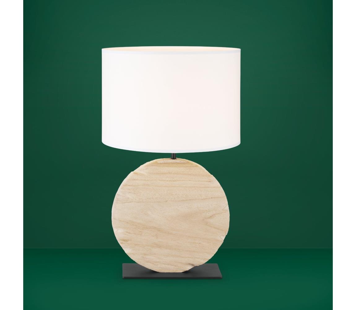 Eglo Stolná lampa CONTESSORE 1xE27/40W/230V 63,5 cm hnedá