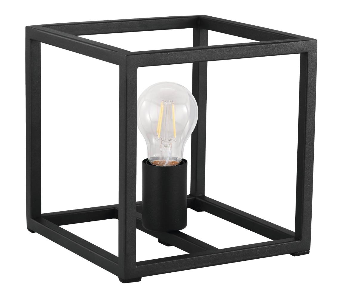 Eglo Stolná lampa ELDRICK 1xE27/40W/230V čierna